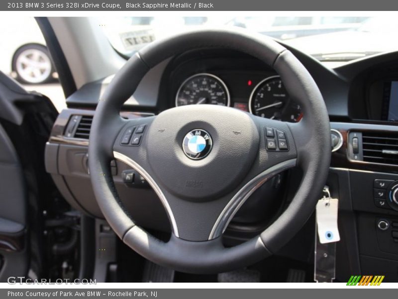 Black Sapphire Metallic / Black 2013 BMW 3 Series 328i xDrive Coupe