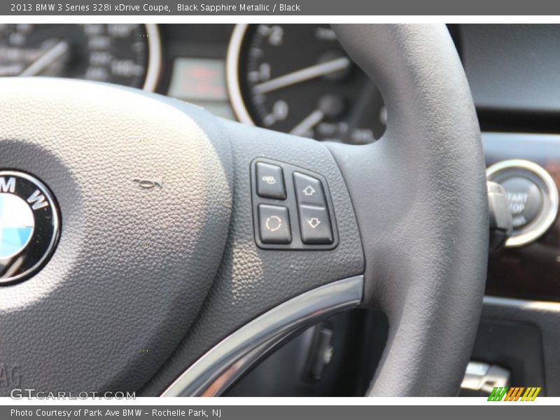 Black Sapphire Metallic / Black 2013 BMW 3 Series 328i xDrive Coupe