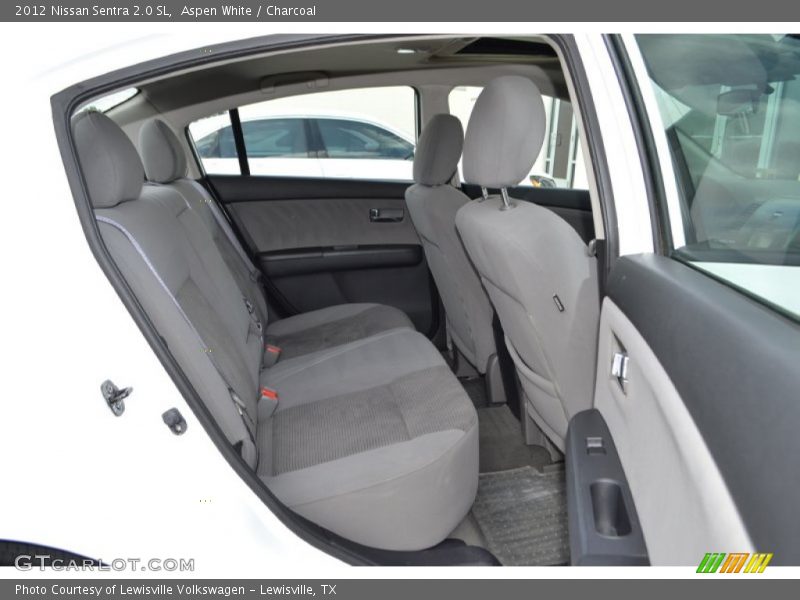 Aspen White / Charcoal 2012 Nissan Sentra 2.0 SL