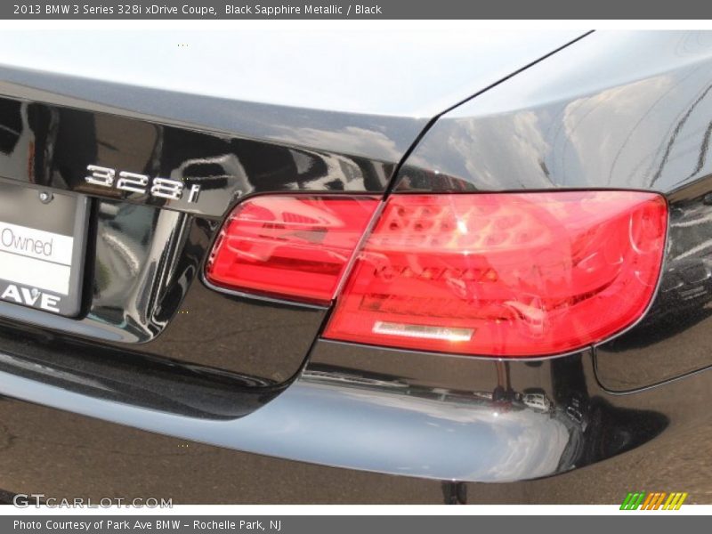 Black Sapphire Metallic / Black 2013 BMW 3 Series 328i xDrive Coupe