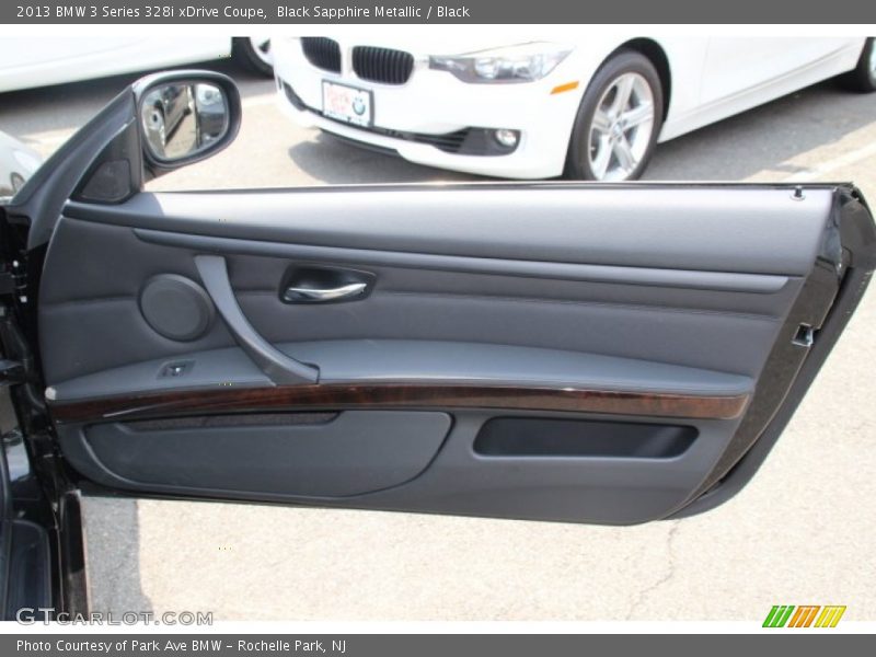Black Sapphire Metallic / Black 2013 BMW 3 Series 328i xDrive Coupe
