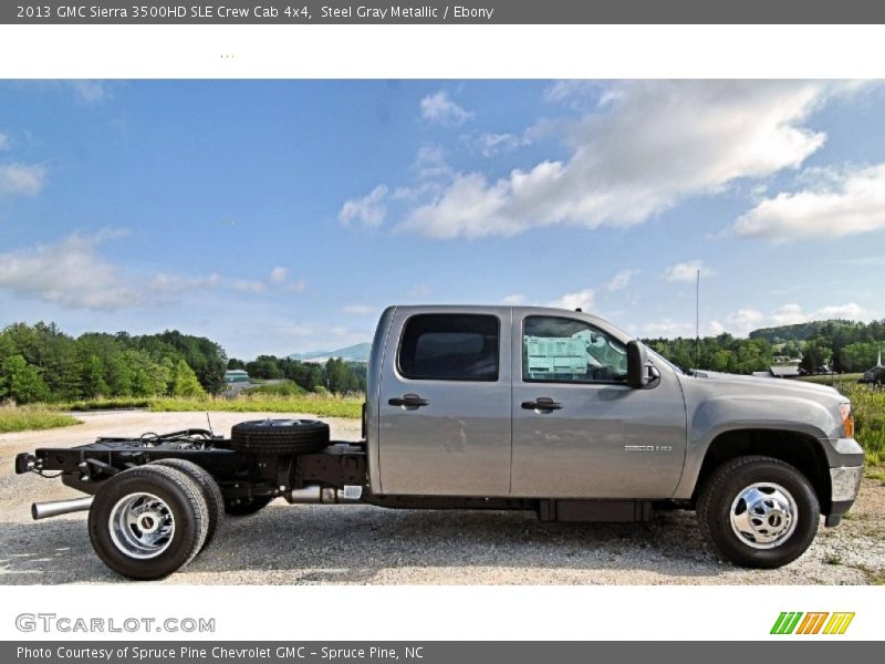  2013 Sierra 3500HD SLE Crew Cab 4x4 Steel Gray Metallic