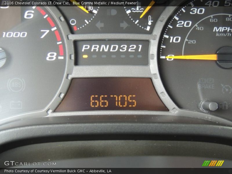 Blue Granite Metallic / Medium Pewter 2006 Chevrolet Colorado LT Crew Cab