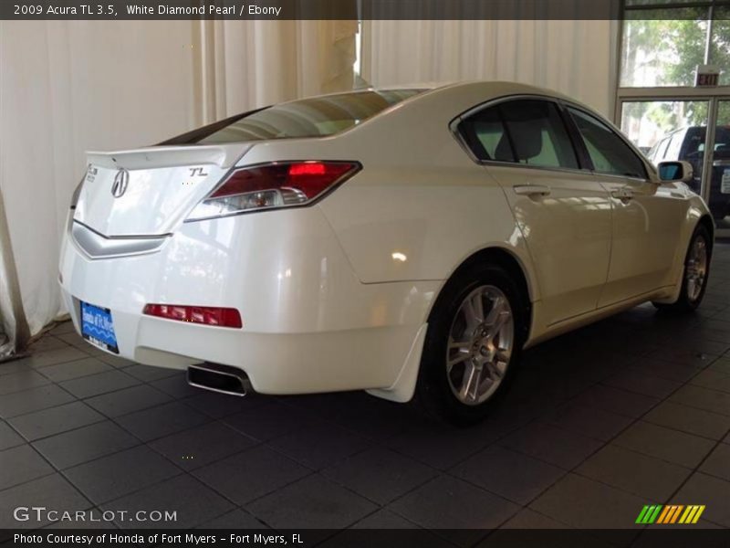 White Diamond Pearl / Ebony 2009 Acura TL 3.5