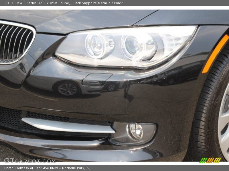 Black Sapphire Metallic / Black 2013 BMW 3 Series 328i xDrive Coupe