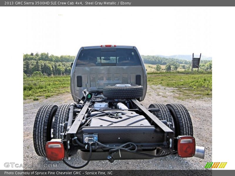 Steel Gray Metallic / Ebony 2013 GMC Sierra 3500HD SLE Crew Cab 4x4
