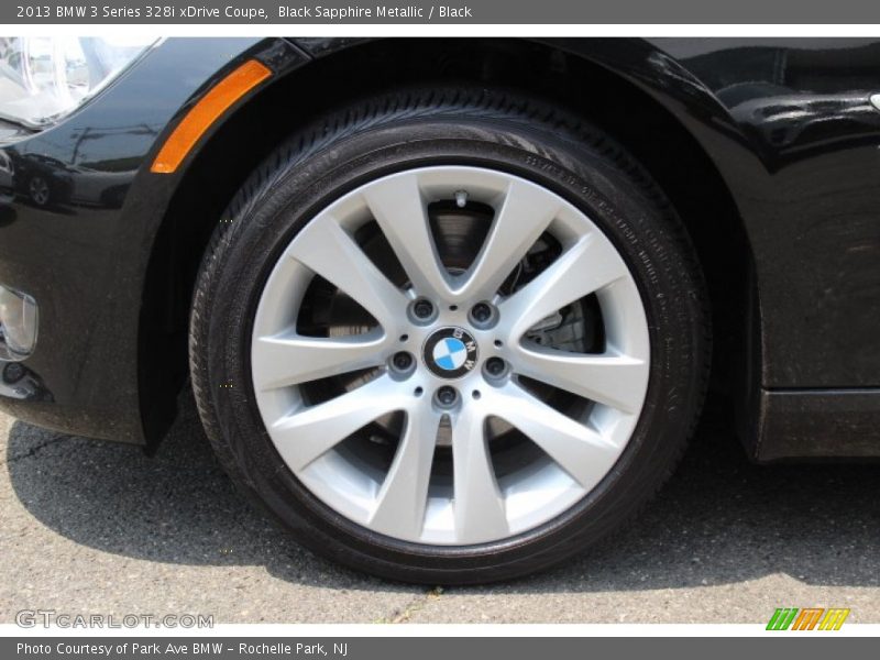 Black Sapphire Metallic / Black 2013 BMW 3 Series 328i xDrive Coupe