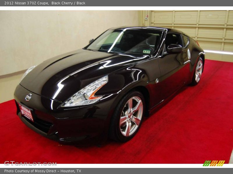 Black Cherry / Black 2012 Nissan 370Z Coupe