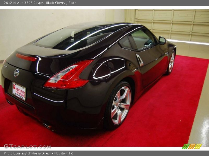 Black Cherry / Black 2012 Nissan 370Z Coupe