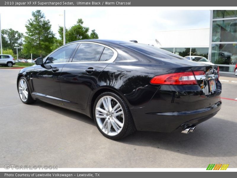 Ultimate Black / Warm Charcoal 2010 Jaguar XF XF Supercharged Sedan
