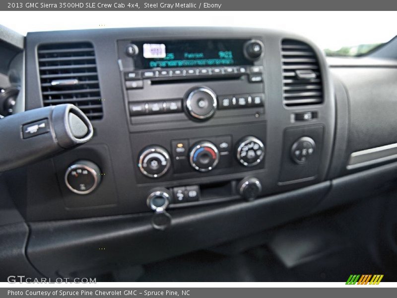 Steel Gray Metallic / Ebony 2013 GMC Sierra 3500HD SLE Crew Cab 4x4