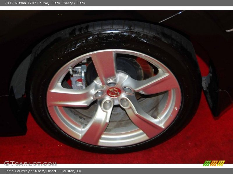 Black Cherry / Black 2012 Nissan 370Z Coupe