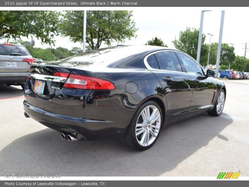 Ultimate Black / Warm Charcoal 2010 Jaguar XF XF Supercharged Sedan