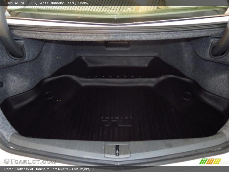 White Diamond Pearl / Ebony 2009 Acura TL 3.5