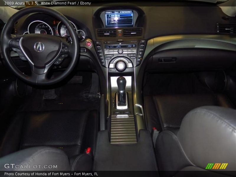 White Diamond Pearl / Ebony 2009 Acura TL 3.5