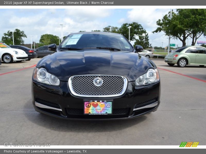 Ultimate Black / Warm Charcoal 2010 Jaguar XF XF Supercharged Sedan