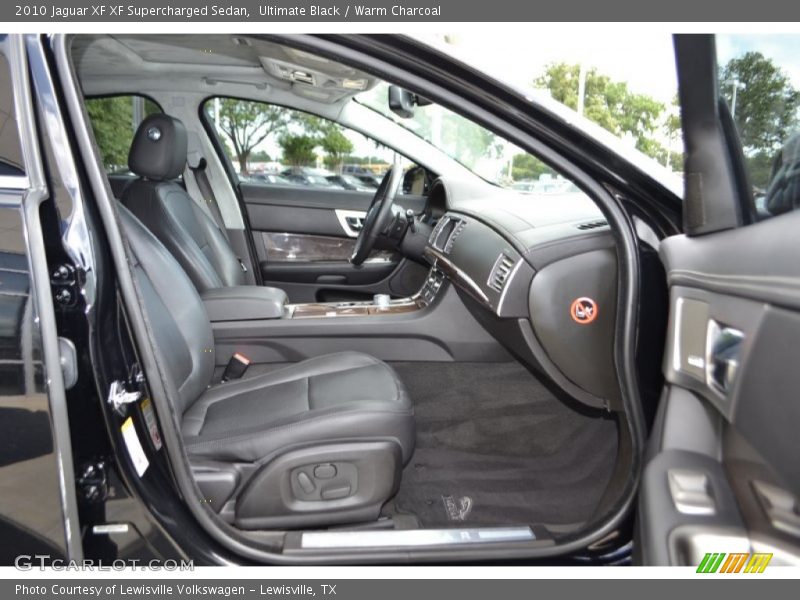 Front Seat of 2010 XF XF Supercharged Sedan