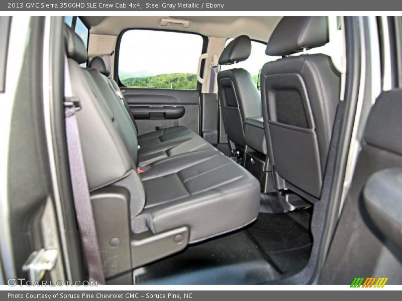 Steel Gray Metallic / Ebony 2013 GMC Sierra 3500HD SLE Crew Cab 4x4