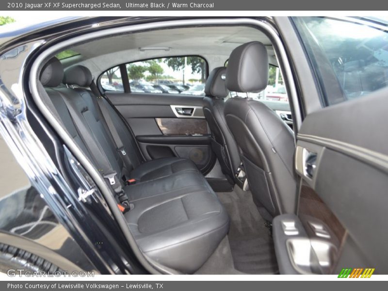 Rear Seat of 2010 XF XF Supercharged Sedan