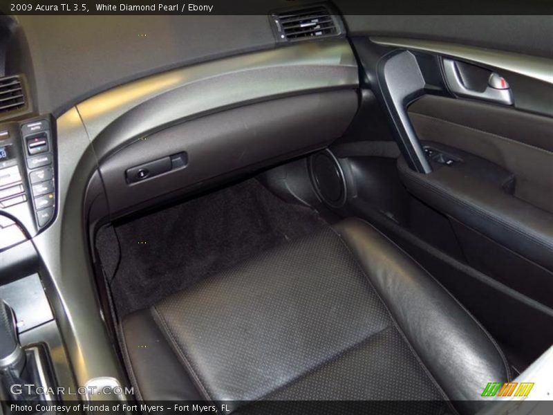 White Diamond Pearl / Ebony 2009 Acura TL 3.5