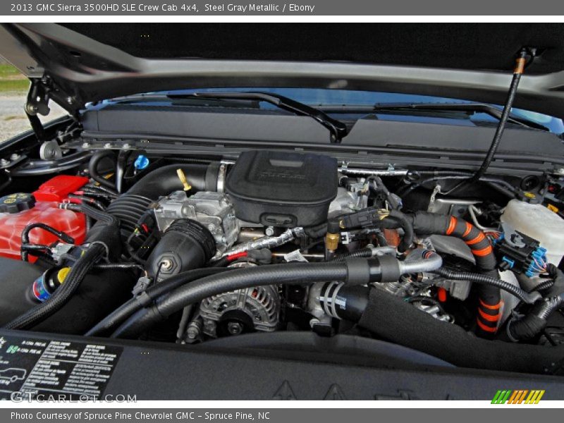  2013 Sierra 3500HD SLE Crew Cab 4x4 Engine - 6.6 Liter OHV 32-Valve Duramax Turbo-Diesel V8