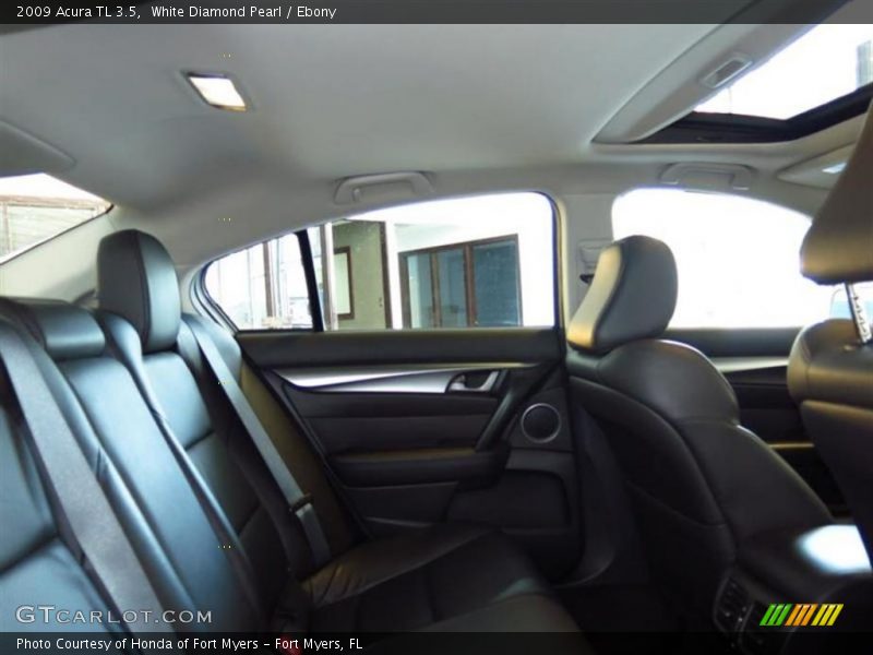 White Diamond Pearl / Ebony 2009 Acura TL 3.5