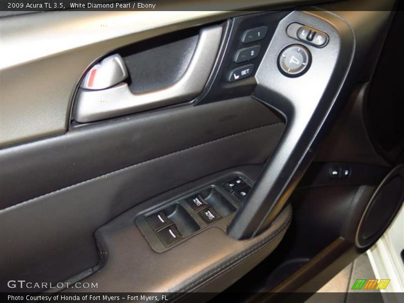 White Diamond Pearl / Ebony 2009 Acura TL 3.5