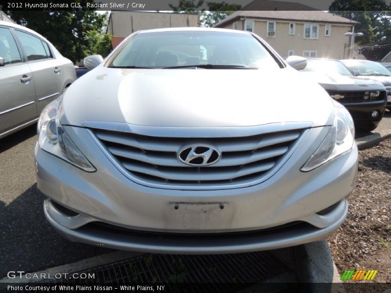 Radiant Silver / Gray 2012 Hyundai Sonata GLS