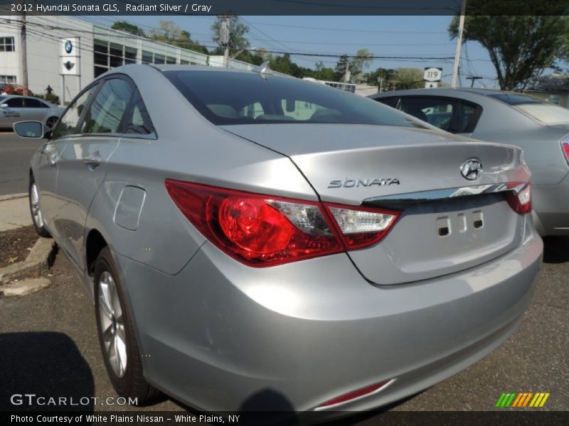 Radiant Silver / Gray 2012 Hyundai Sonata GLS