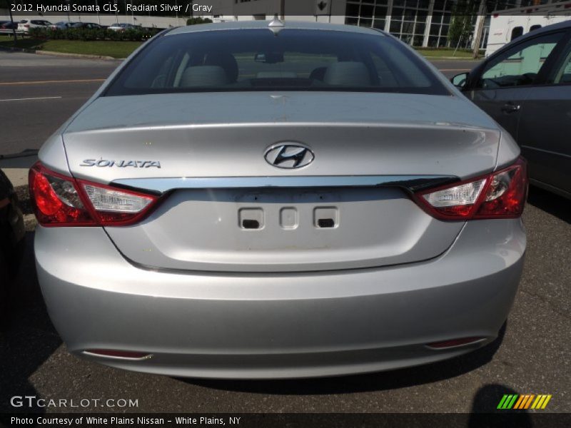 Radiant Silver / Gray 2012 Hyundai Sonata GLS