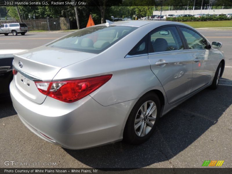 Radiant Silver / Gray 2012 Hyundai Sonata GLS