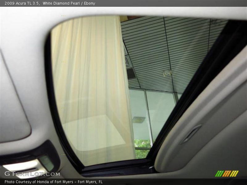 White Diamond Pearl / Ebony 2009 Acura TL 3.5