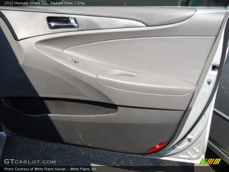Radiant Silver / Gray 2012 Hyundai Sonata GLS