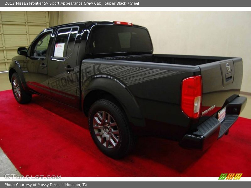 Super Black / Steel 2012 Nissan Frontier SV Sport Appearance Crew Cab