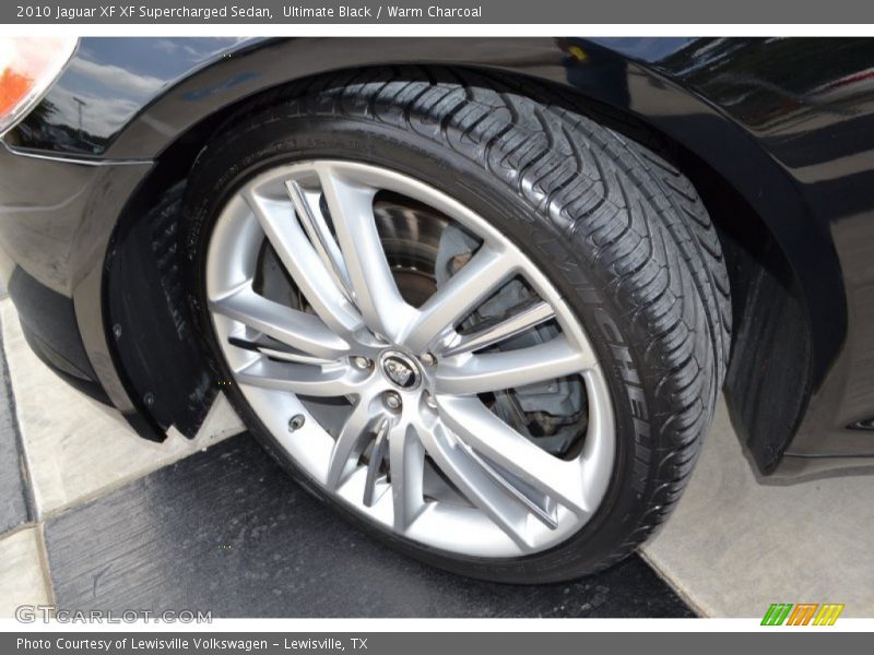Ultimate Black / Warm Charcoal 2010 Jaguar XF XF Supercharged Sedan