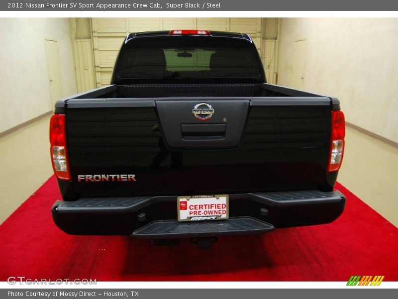 Super Black / Steel 2012 Nissan Frontier SV Sport Appearance Crew Cab