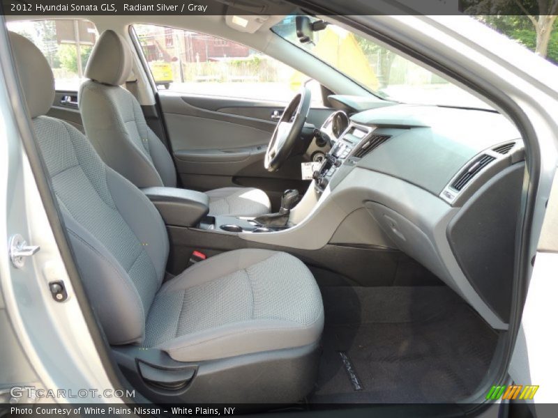 Radiant Silver / Gray 2012 Hyundai Sonata GLS