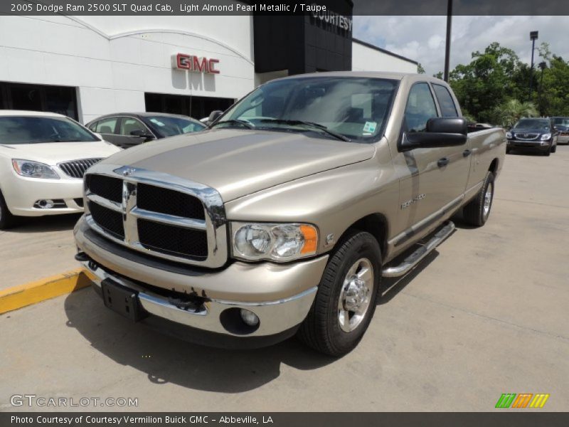 Light Almond Pearl Metallic / Taupe 2005 Dodge Ram 2500 SLT Quad Cab
