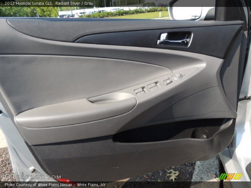 Radiant Silver / Gray 2012 Hyundai Sonata GLS