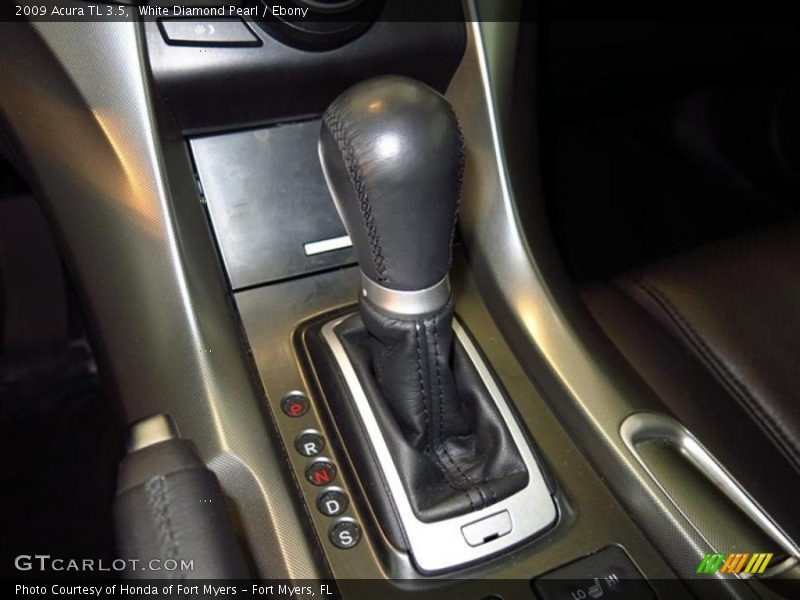White Diamond Pearl / Ebony 2009 Acura TL 3.5