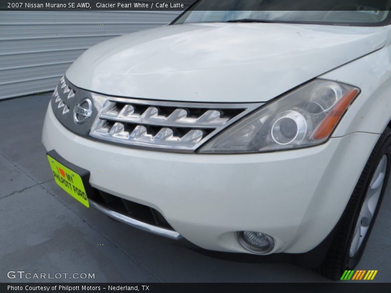 Glacier Pearl White / Cafe Latte 2007 Nissan Murano SE AWD