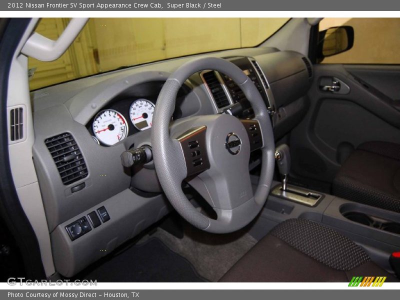 Super Black / Steel 2012 Nissan Frontier SV Sport Appearance Crew Cab