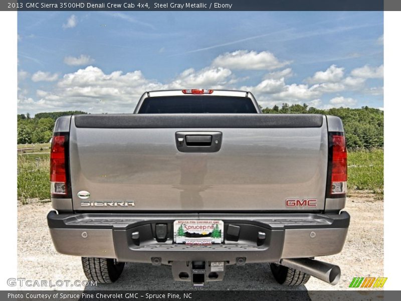 Steel Gray Metallic / Ebony 2013 GMC Sierra 3500HD Denali Crew Cab 4x4