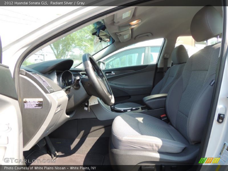 Radiant Silver / Gray 2012 Hyundai Sonata GLS
