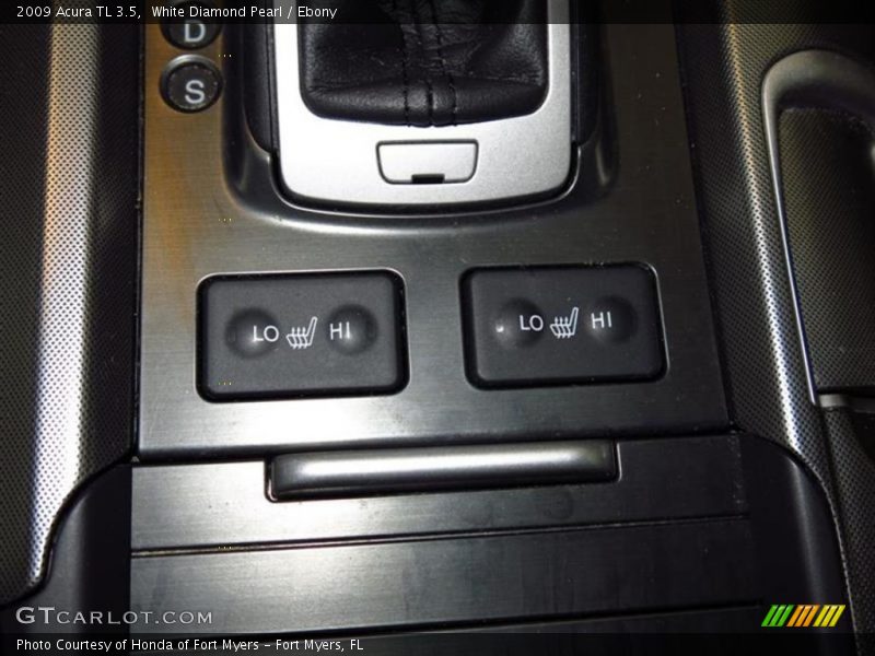White Diamond Pearl / Ebony 2009 Acura TL 3.5