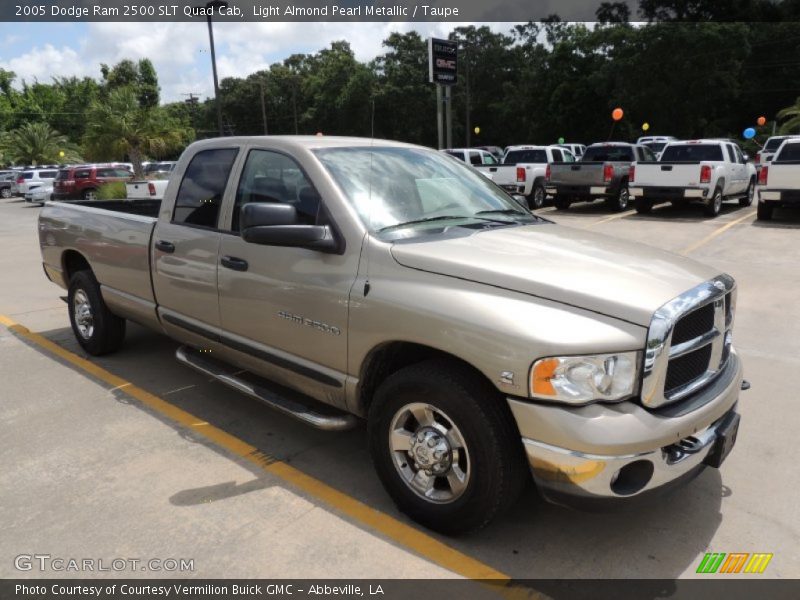 Light Almond Pearl Metallic / Taupe 2005 Dodge Ram 2500 SLT Quad Cab