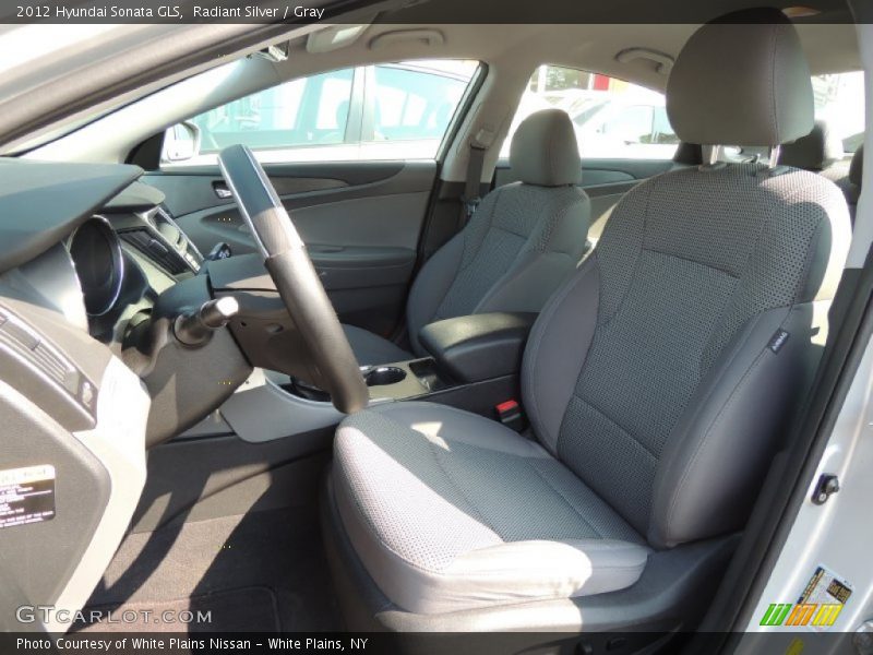 Radiant Silver / Gray 2012 Hyundai Sonata GLS