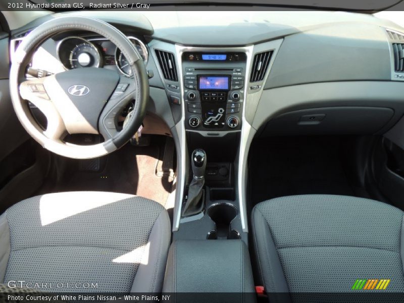 Radiant Silver / Gray 2012 Hyundai Sonata GLS