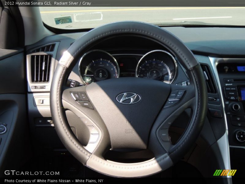 Radiant Silver / Gray 2012 Hyundai Sonata GLS