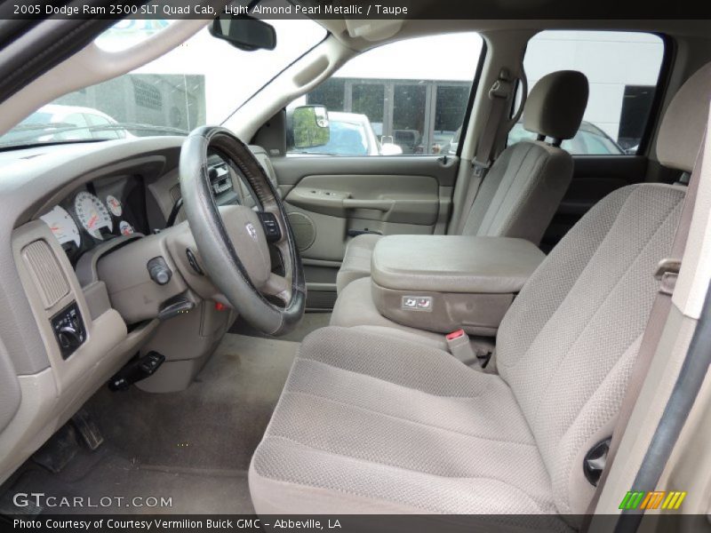 Light Almond Pearl Metallic / Taupe 2005 Dodge Ram 2500 SLT Quad Cab